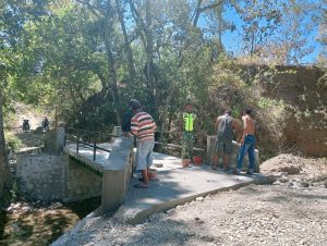 Pengerjaan Jembatan Beton Banfanu di TTU Dikebut, Kodim 1618/TTU Gandeng Warga